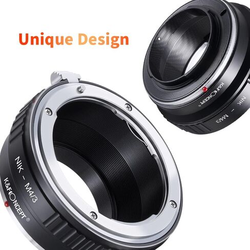 K&F Concept MFT Lens Mount Adapter Compatible with Nikon AI Lens to Micro 4/3 Micro Four Thirds Mount Adapter for GF1 GF2 GF3 G2 G3 in Kuwait