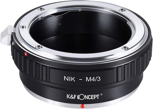 K&F Concept MFT Lens Mount Adapter Compatible with Nikon AI Lens to Micro 4/3 Micro Four Thirds Mount Adapter for GF1 GF2 GF3 G2 G3 in Kuwait