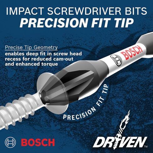 Bosch DDMSD20 20 pc. Driven Impact Screwdriving and Drilling Custom Case Set in Kuwait