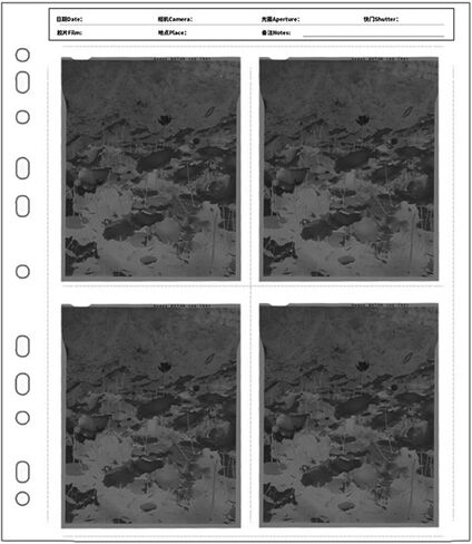Archival Storage Sheets 135/120 / 45 Negativess Film Pages Negatives Folder Film Album Archival Sheets in Kuwait
