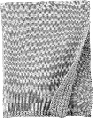 Simple Joys by Carter's Neutral's Sweater Knit Blanet, Grey, OSZ in Kuwait