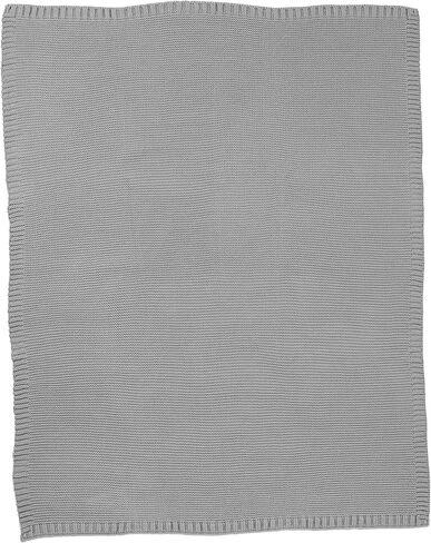 Simple Joys by Carter's Neutral's Sweater Knit Blanet, Grey, OSZ in Kuwait