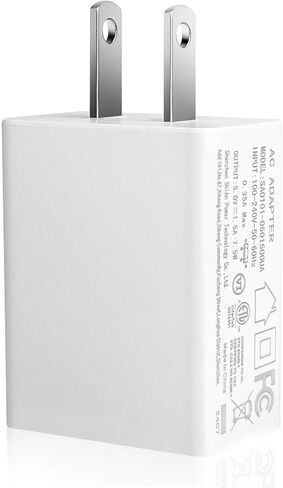 White US Plug 5V 1.5A Switching AC Adapter Power Supply Wall Charger | For USB Cable CCTV Camera, Wireless Camera, IP Camera, Security Device in Kuwait