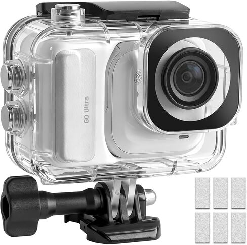 Underwater Waterproof Diving Case for Insta 360 Go Ultra, UP to 164FT/50M Underwater Invisible Dive Protective Cover in Kuwait