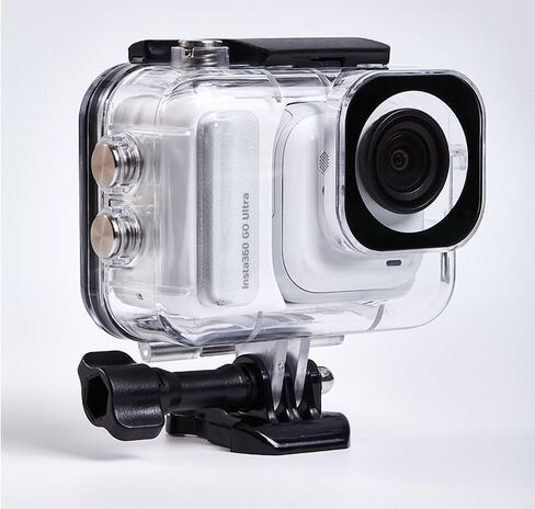 Underwater Waterproof Diving Case for Insta 360 Go Ultra, UP to 164FT/50M Underwater Invisible Dive Protective Cover in Kuwait