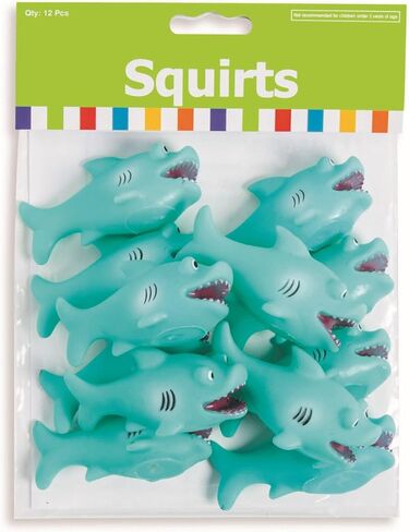 Fun Express Mini Shark Squirt Toys 12 Pack in Kuwait