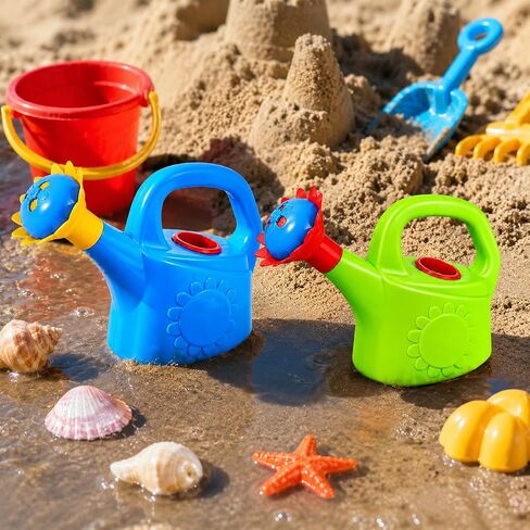 Garneck 2pcs Kids Watering Can Toddler Toy: Plastic Garden Bath Toy for Toddlers Indoor Outdoor Plant Playhouse Water Table Activity Set Assorted Colors(Random Color) in Kuwait