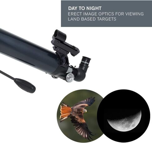 Celestron – AstroMaster 90AZ Telescope – Refractor Telescope – Fully-Coated Glass Optics – Adjustable-Height Tripod – Bonus Astronomy Software Package in Kuwait