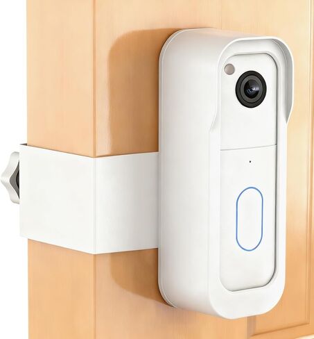Anti-Theft Doorbell Mount for Blink Video Doorbell Camera(1st & 2nd Gen), No Drill Blink Doorbell Camera Mount No Block Sensor & Night Vision Adjustable Blink Camera Mount with Rain Cover for Home in Kuwait
