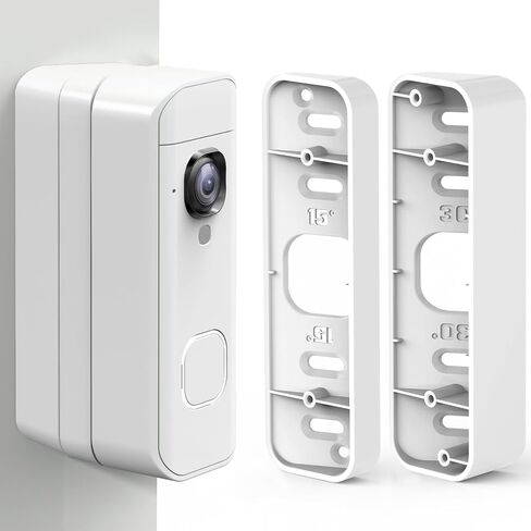 15°/30°/45° Corner Mount for Blink Doorbell 2K+(2026) /1st/2nd Gen, Black | 2 Corner Mounts in 1 Kit, Left/Right Flexible Install, Adjustable Angle Mounting Wedge, Wider View for Blink Doorbell Camera in Kuwait