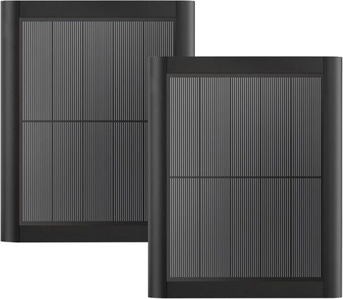 2-Pack Ring Battery with 2-Pack 5w Ring Solar Panel Charger in Kuwait