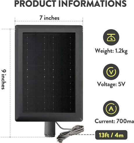 2-Pack Ring Battery with 2-Pack 5w Ring Solar Panel Charger in Kuwait