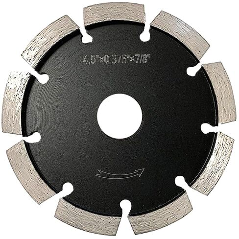 4.5" Crack Chaser Blade for Concrete Repair 1/4" Width, 7/8"-5/8" | Diamond V-cut blade for concrete, asphalt repair and joint widening. 1/4" Segment Width, 7/8"-5/8" Nonthreaded in Saudi Arabia
