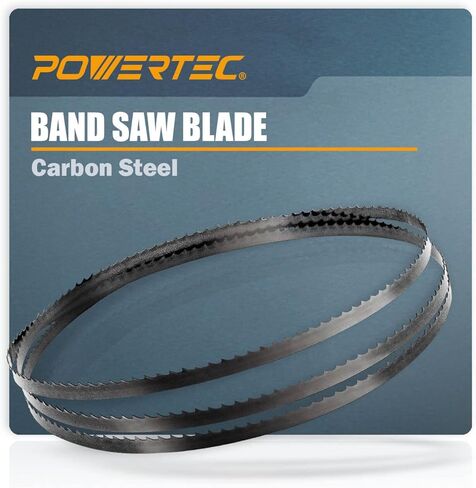 POWERTEC 62 Inch Bandsaw Blades, 1/8" x 14 TPI Band Saw Blades for Wen, Ryobi, Grizzly, Skil, Sears Craftsman and POWERTEC 9" Band Saw for Woodworking, 2 Pack (13132-P2) in Kuwait