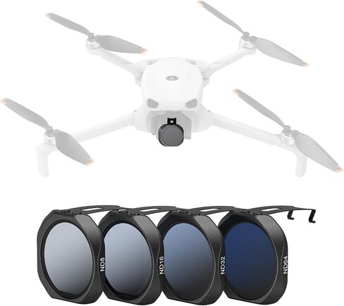 SmallRig ND Filter Kit for DJI Lito X1 / Flip Drone, ND8, ND16, ND32, ND64 for Light Reduction, All-in-One Lens Filter Accessories with Storage Case, Coated HD Optical Glass Filters (4 pcs)- 6213 in Kuwait