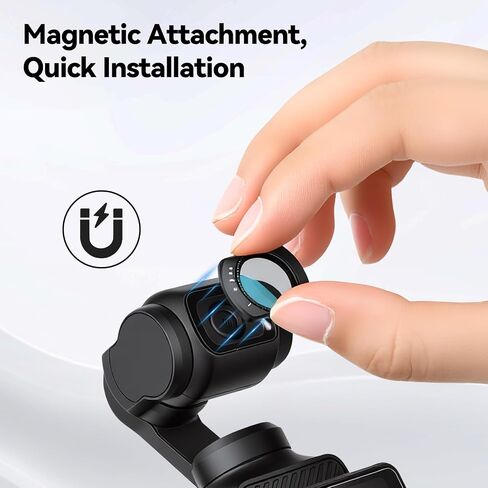 Variable ND 2-32 & N 64-512 Filter Set Compatible with DJI Osmo Pocket 4 / Pocket 3 / Xtra Muse HD Magnetic Adjustable ND Filter with Limited Stops & Lens Film Camera Neutral Density Filter in Kuwait