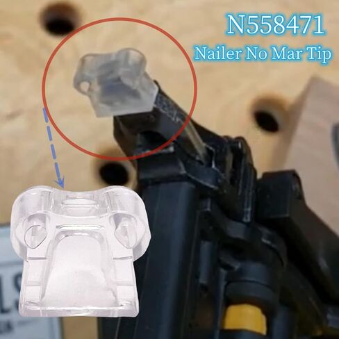 N558471 N569446 Compatible with Nailer No Mar Tip Replaces DCN680D1 DCN680B DCN681B DCN681D1 (6) in Kuwait