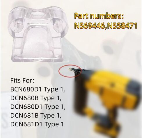 N558471 N569446 Compatible with Nailer No Mar Tip Replaces DCN680D1 DCN680B DCN681B DCN681D1 (6) in Kuwait