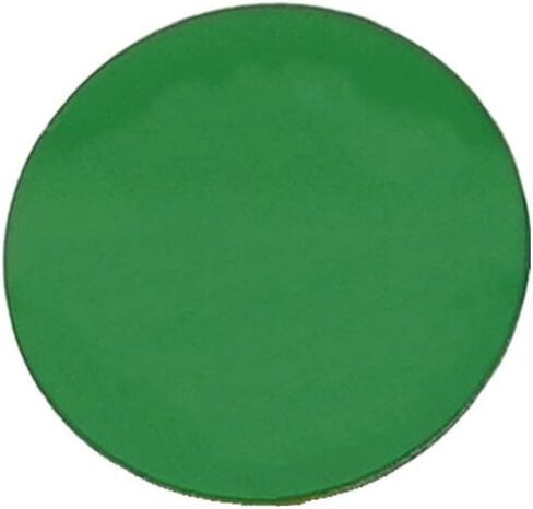 Microscope Color Filter Diameter 32mm Yellow Blue Green White Frosted Glass Optical Biological Microscope Filter (Color : Green) in Kuwait