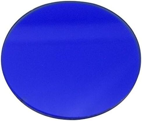 Microscope Color Filter Diameter 32mm Yellow Blue Green White Frosted Glass Optical Biological Microscope Filter (Color : Green) in Kuwait