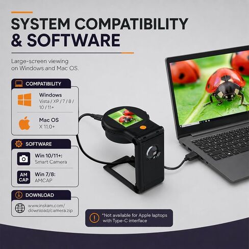 500X Digital Microscope, Handheld and Desktop Dual Use, 2 Inch 178° Wide Screen, Foldable Design, 8 Adjustable LED Lights for Jewelry in Kuwait
