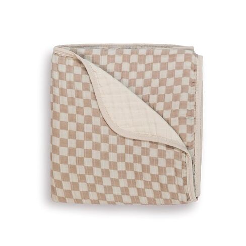 Itzy Ritzy Baby Blanket – Soft Cotton Muslin Multi-Use Blanket (Strawberry) | Can Be Used as a Tummy Time Mat, Nursing Cover, Stroller Shade & More, Lightweight Cotton Muslin, 30" x 40", Machine Washable in Kuwait