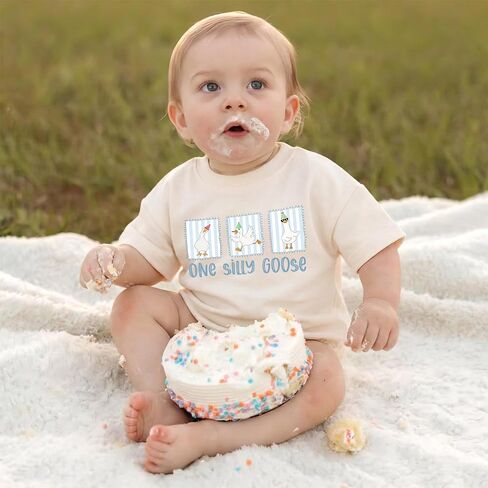 Custom One First Birthday Boy Bubble Romper, Personalized Name Short Sleeve 1st Birthday Outfit Boy in Kuwait