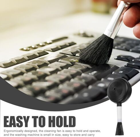 MERRYHAPY 2pcs Air Dust Blower and Brush for Digital Camera Lenses, Easy to Hold and Store Plastic Blower Pump, Dust for Electronics and Gardening Tools in Kuwait