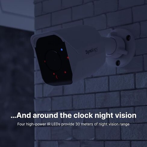 Synology BC500-5MP AI Bullet IP Camera, Night Vision, IP67 in Kuwait