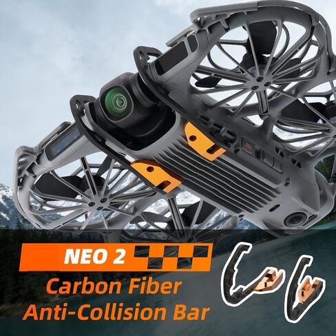 Lightweight Bumper for DJI NEO2 Gimbal Protection Bar Lens Bumper Carbon Fiber Impact Protection Accessories in Kuwait