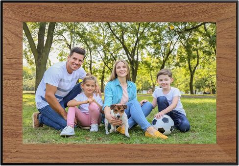 Frameo Digital Photo Frame,10.1 Inch WiFi Smart Digital Picture Frame with HD IPS Touch Screen,Auto-Rotate,Send Pictures from Anywhere via Frameo APP,Gifts for Mom in Kuwait