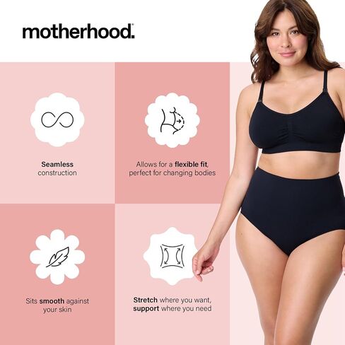 Motherhood Maternity womens Seamless Postpartum Shaper Panty , Belly Support Underwear , 2-pack in Kuwait