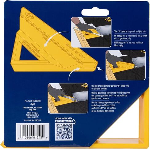 QEP 10715-6 TileTrim Square to Cut Tile Edging Trim and Jolly on Wet Saws and Chop Saws in Saudi Arabia