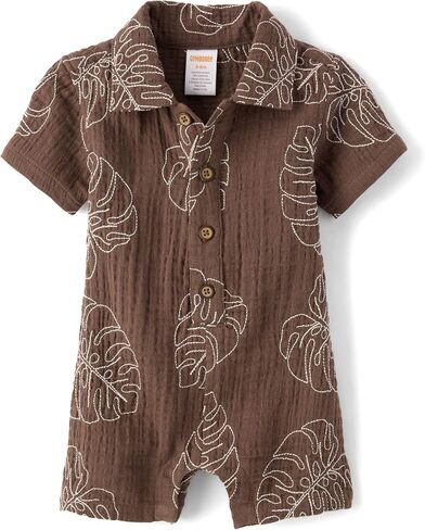 Gymboree Baby Boys' And Newborn Short Sleeve Romper in Kuwait