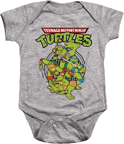 TMNT Teenage Mutant Ninja Turtles Group Infant Baby Boys Onesie Snapsuit in Kuwait