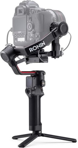 DJI RS 2 Combo - 3-Axis Gimbal Stabilizer for DSLR and Mirrorless Cameras, Nikon, Sony, Panasonic, Canon, Fuji, 10lbs Tested Payload, 1.4" Full-Color Touchscreen, Carbon Fiber Construction, Black | Includes transmitter, focus motor and carry case for film in Kuwait