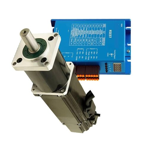 Planetary Geared Brake Nema24 3Nm Closed Loop Stepper Motor and Driver Kit 60HSEPGB84+HSE57 Easy Servo Reducer(Ratio 25 to 1) in Kuwait