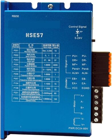 Nema23 Braked Planetary Geared 3.5N.m Closed Loop Stepper Motor 4A and Driver HSE57 Step with Encoder Reducer(Ratio 100 to 1) in Kuwait
