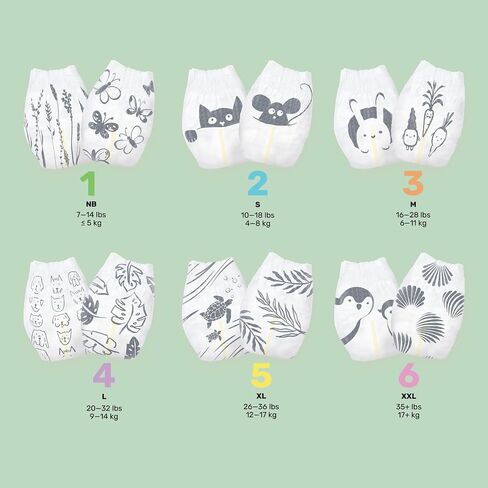 Parasol Clear+Dry Natural Disposable Diapers Size 5-44ct in Kuwait