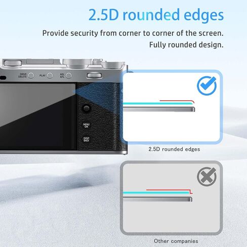 NOUKAJU [3 Pack] Screen Protector for FUJIFILM X-E5, HD Tempered Glass,9h Hardness,Scratch,Anti-Fingerprin,Tempered Glass Film Guard for FUJIFILM X-E5 Camera in Kuwait