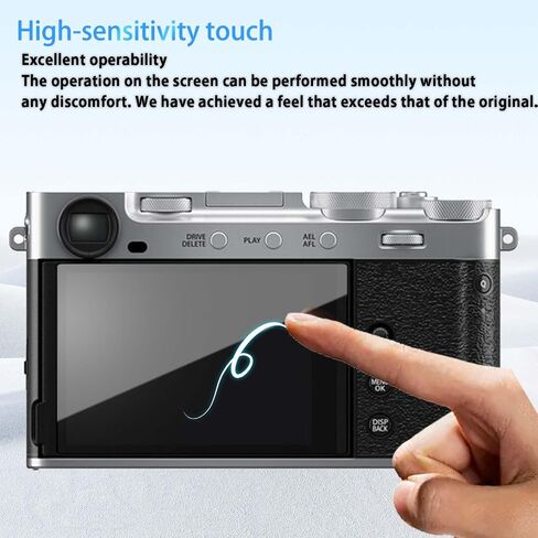 NOUKAJU [3 Pack] Screen Protector for FUJIFILM X-E5, HD Tempered Glass,9h Hardness,Scratch,Anti-Fingerprin,Tempered Glass Film Guard for FUJIFILM X-E5 Camera in Kuwait