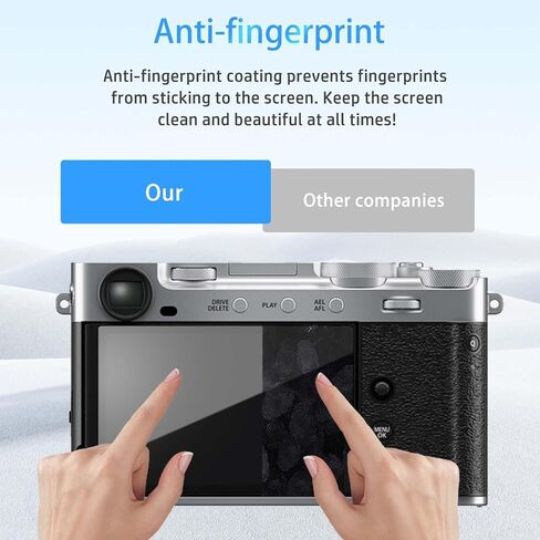 NOUKAJU [3 Pack] Screen Protector for FUJIFILM X-E5, HD Tempered Glass,9h Hardness,Scratch,Anti-Fingerprin,Tempered Glass Film Guard for FUJIFILM X-E5 Camera in Kuwait