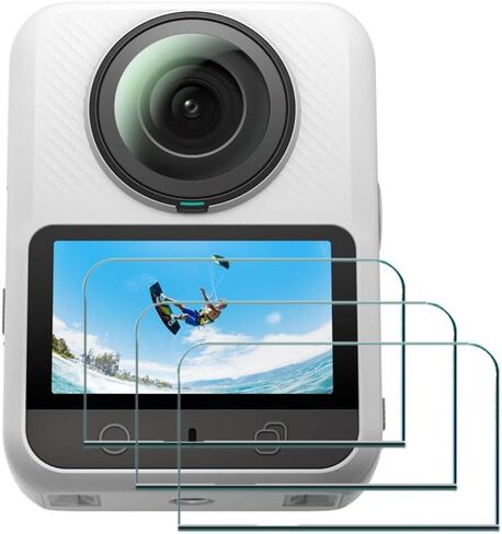 [3 Pack] for Xtra Sphra360 Camera Screen Protector, HD Clear 9H Hardness Anti-Scratch No Bubble Tempered Glass Screen Protector Protection Film Compatible with Xtra Sphra360 Camera (2 Inches) in Kuwait