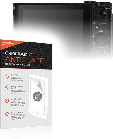 BoxWave Screen Protector Compatible with Sony CyberShot DSC-HX90V - ClearTouch Anti-Glare (2-Pack), Anti-Fingerprint Matte Film Skin in Kuwait