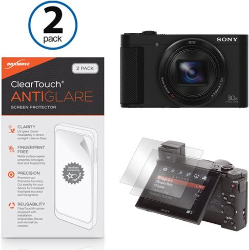 BoxWave Screen Protector Compatible with Sony CyberShot DSC-HX90V - ClearTouch Anti-Glare (2-Pack), Anti-Fingerprint Matte Film Skin in Kuwait