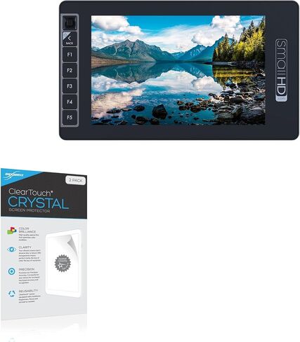 BoxWave Screen Protector Compatible with SmallHD 703 UltraBright On-Camera Monitor - ClearTouch Crystal (2-Pack), HD Film Skin - Shields from Scratches in Kuwait