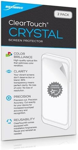 BoxWave Screen Protector Compatible with SmallHD 703 UltraBright On-Camera Monitor - ClearTouch Crystal (2-Pack), HD Film Skin - Shields from Scratches in Kuwait
