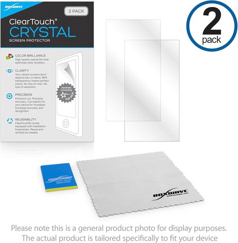 BoxWave Screen Protector Compatible with SmallHD 703 UltraBright On-Camera Monitor - ClearTouch Crystal (2-Pack), HD Film Skin - Shields from Scratches in Kuwait