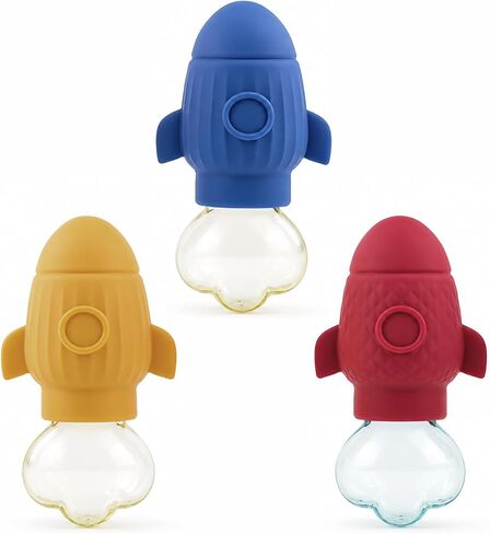 3pk Silicone Bath Toys for Toddlers 1–5 Sensory Water Squeeze Play in Kuwait