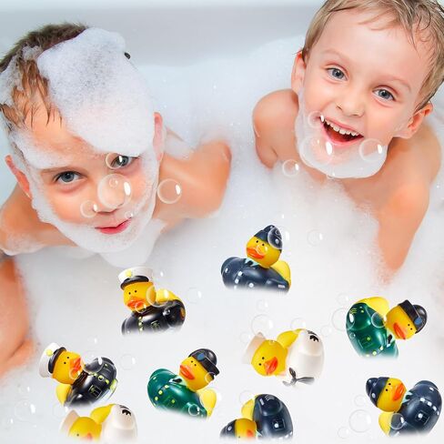 Deekin 50 Pcs Military Rubber Ducks Bulk 2 Inch Rubber Ducks Party Favor Anniversary Decorations for Birthday Pool Party Occupation Cosplay Anniversary in Kuwait